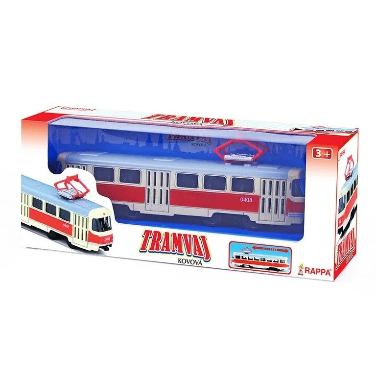 Czeski tramwaj Rappa 641143 Retro metalowy