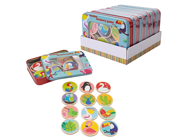 GRA DREWNIANA MEMORY 24 ELEMENTY 7478