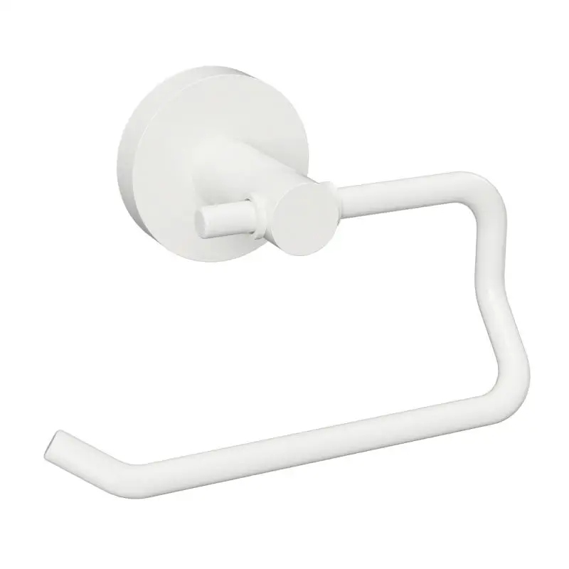 X-round White věšák na toaletní papír, bílý mat