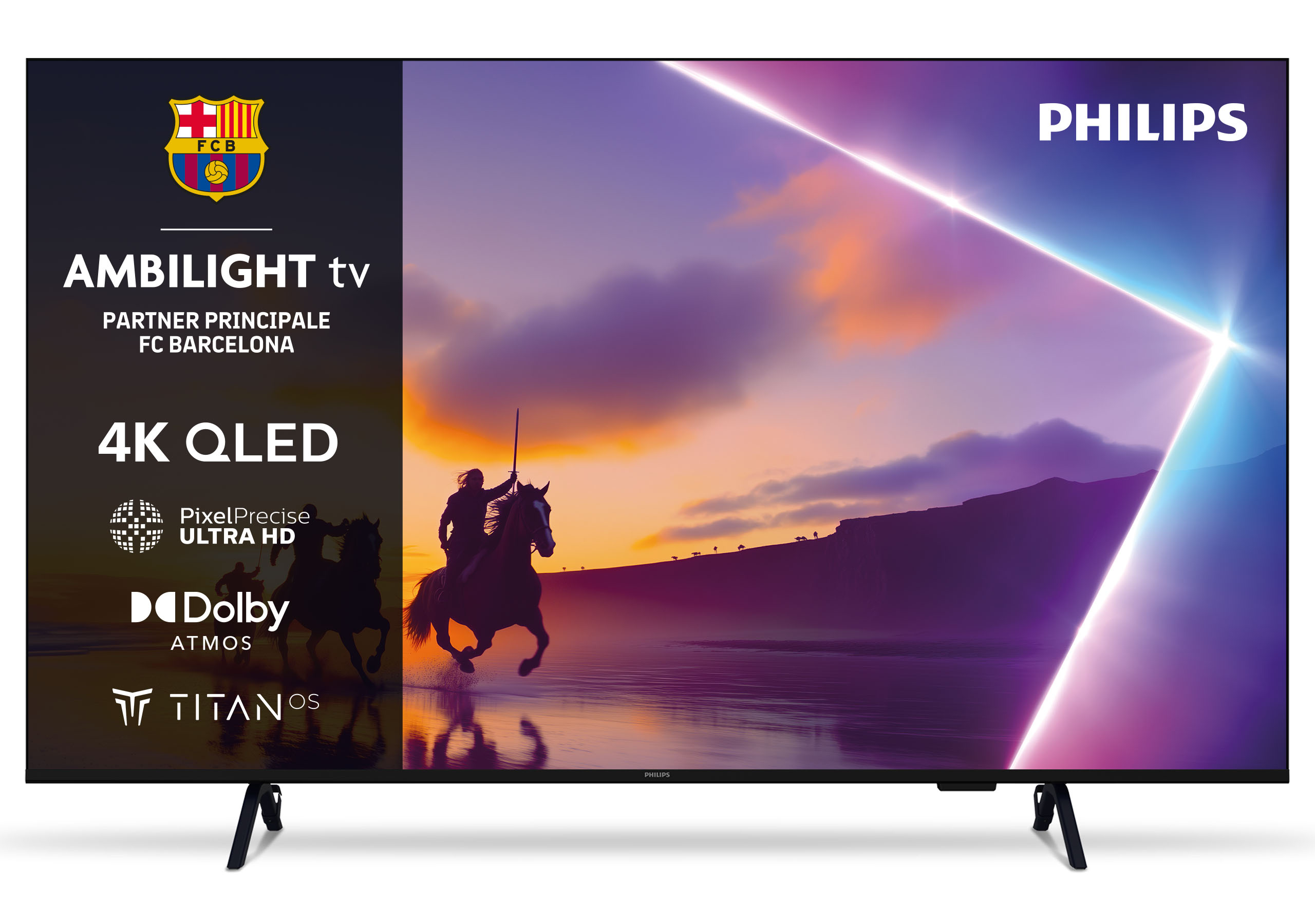Telewizor 65 cali Philips 65PUS8400 QLED Smart TV Ambilight 4K czarny