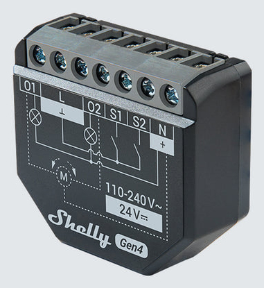 SHELLY 2PM Gen4 2-kanałowy moduł z pomiarem mocy — 4