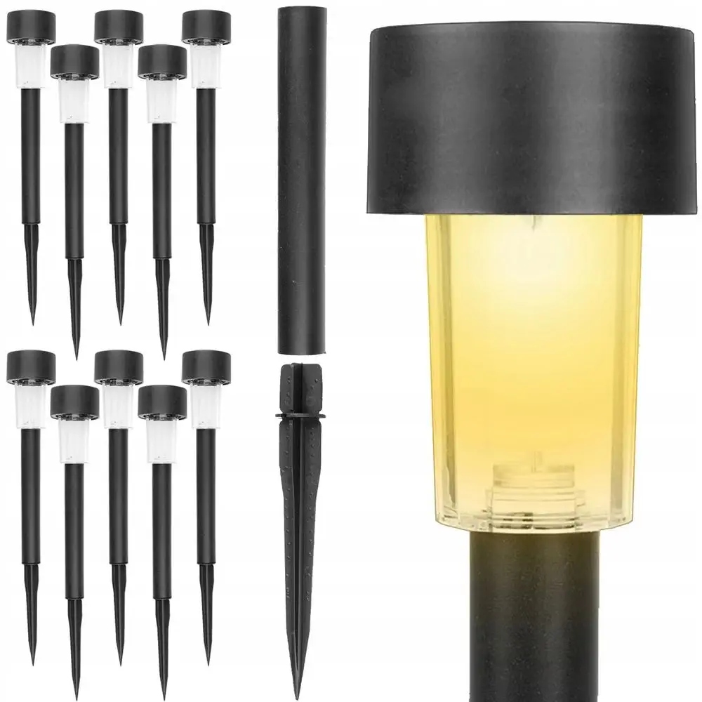 

Lampki Solarne Gruntowe Wbijane Light Zestaw 10szt
