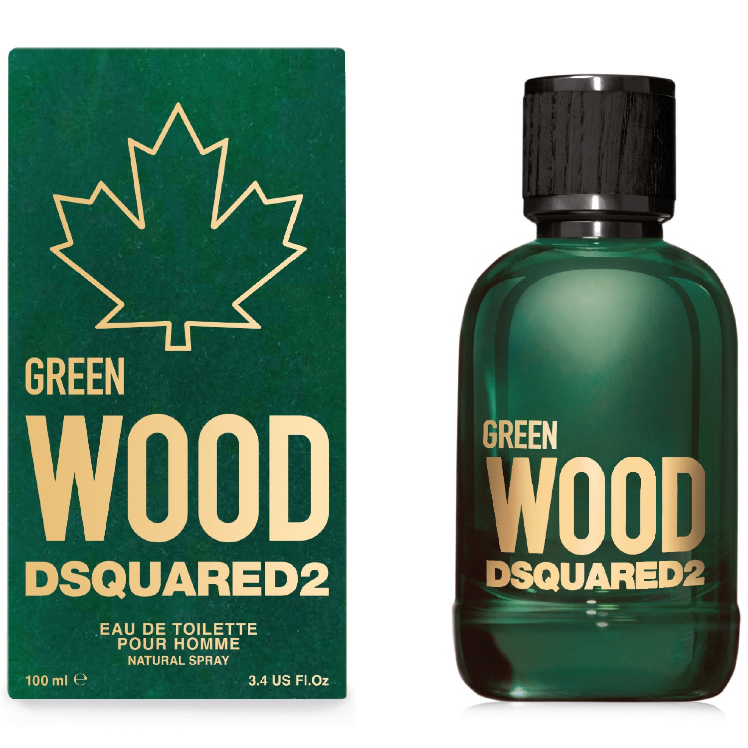 Perfumy Męskie Dsquared Green Wood 100 ml Edt Woda Toaletowa Pour Homme