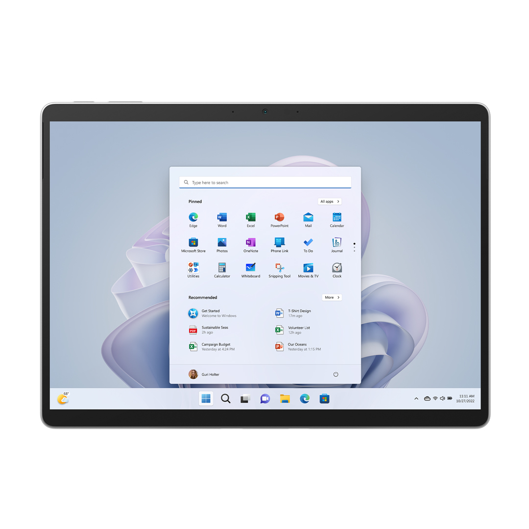 Laptop Microsoft Surface Pro 9 13 " Intel Core i5 8 Gb 256 Gb szary