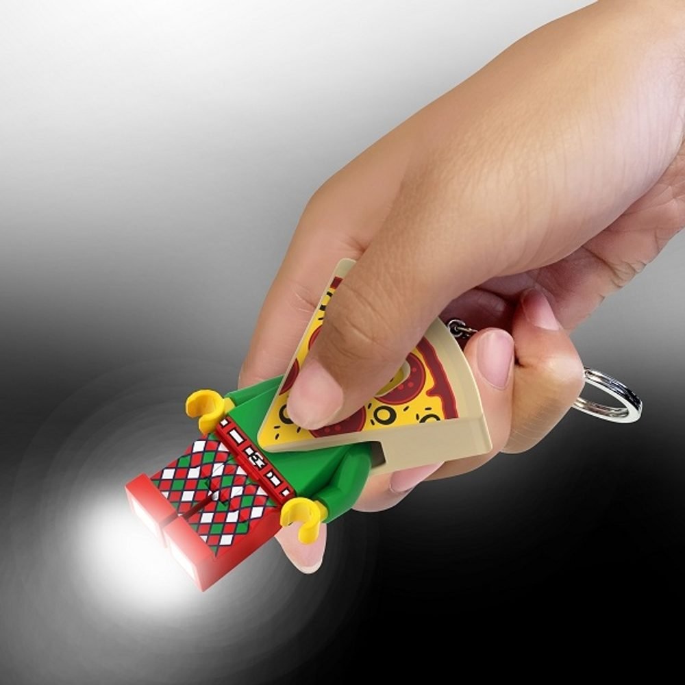 Brelok z latarką LEGO Pizza Bohater brak