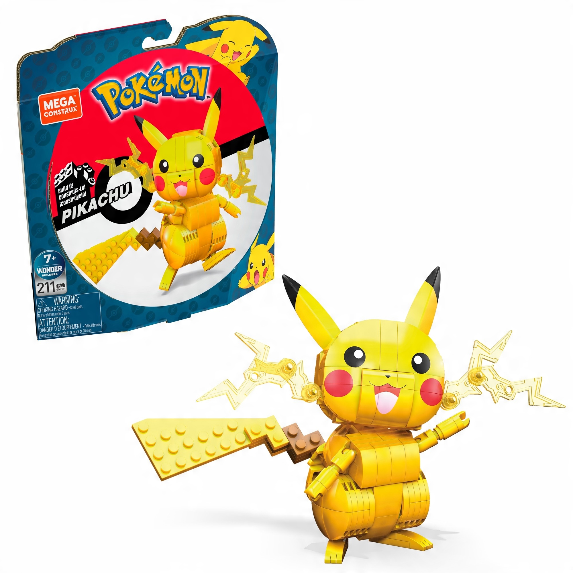 

Klocki konstrukcyjne Bloks Pikachu 211 sztuk