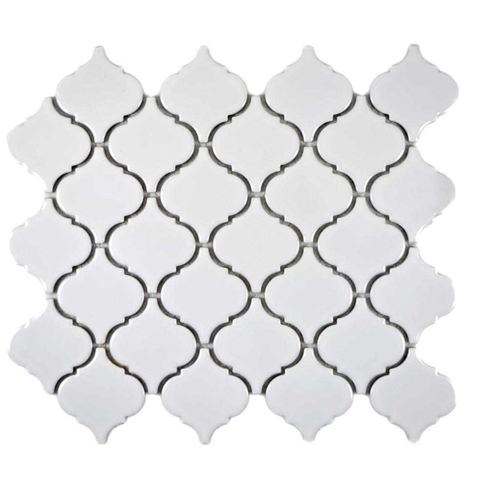 Mozaika-plaster: AL 8347, florencki, biały, połysk