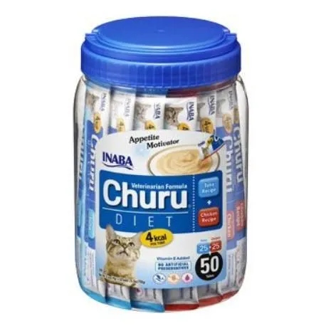 Inaba Cat Churu Veterinarian Formula Diet 50x14g Przysmak dla Kota Mix