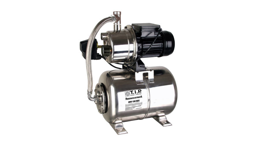 T.i.p. Hww 4500 Inox Čerpadlo hydroforový set 1200 W 4350 l/h 50 m/5,0 bar 22 l