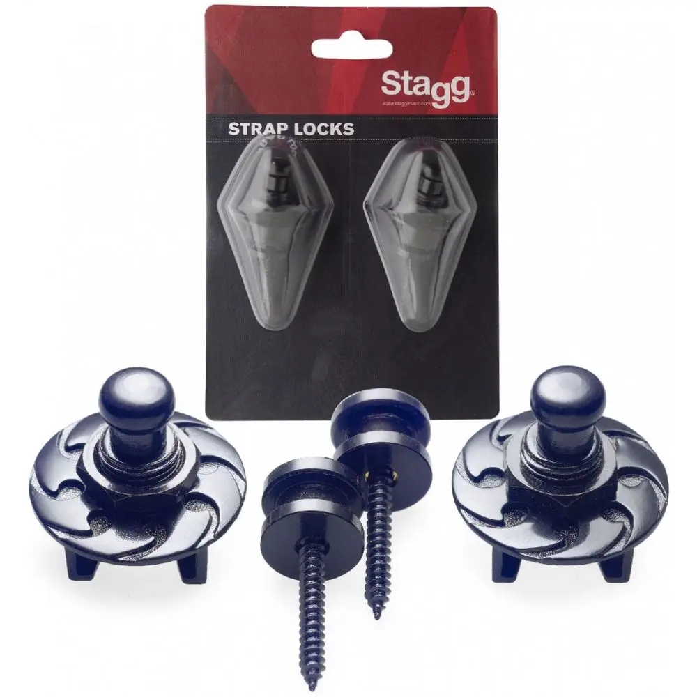 Stagg SSL-1-BK straplocki z blokadą straplocki z blokadą