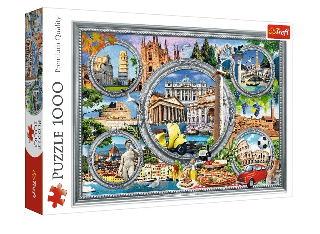 Trefl Włoskie wakacje Puzzle 1000 el. 10585-Zdjęcie-0