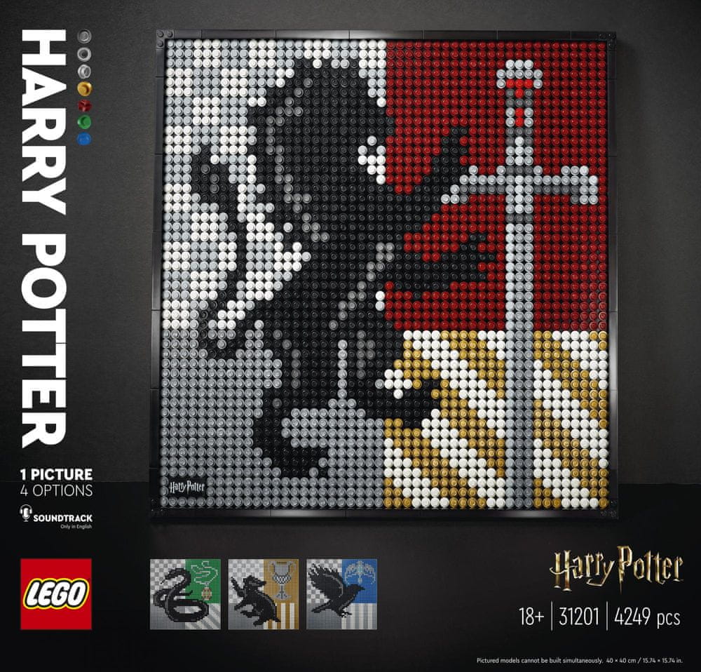 Lego Art 31201 Harry Potter Herby Hogwartu Opis