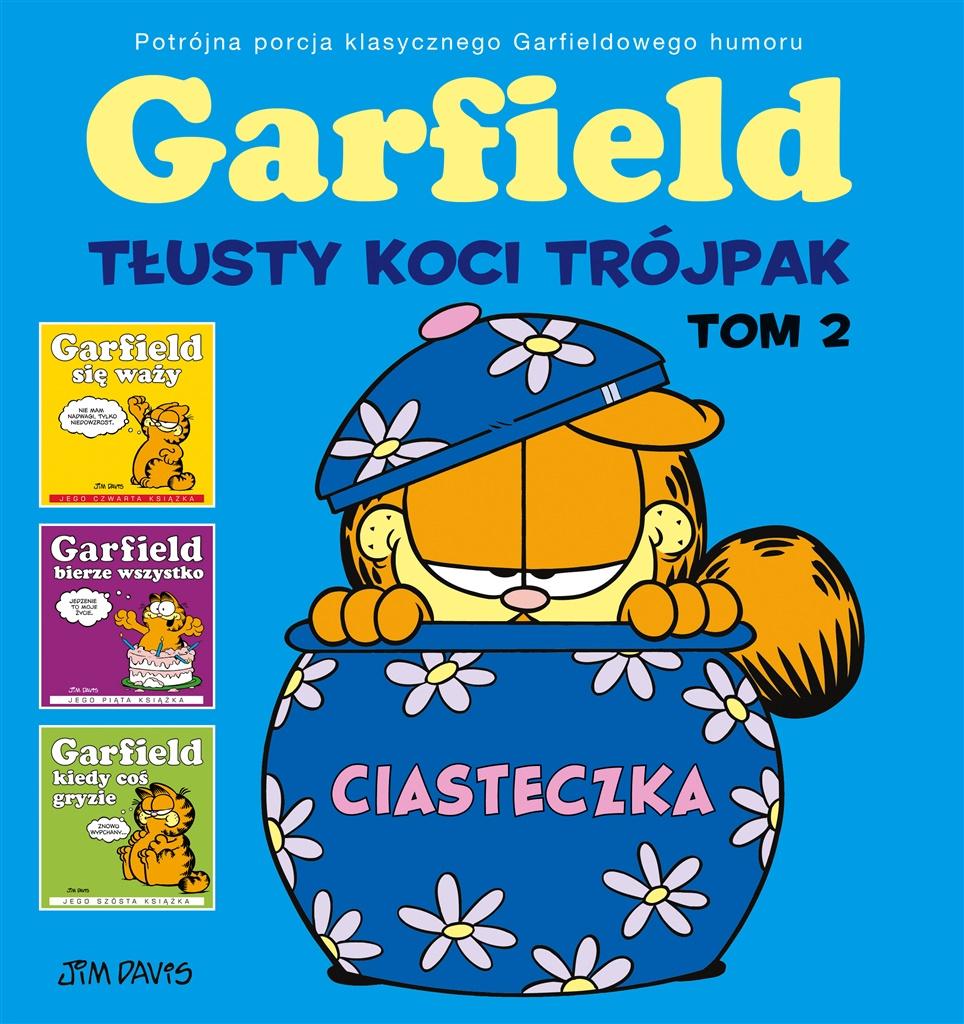 

Garfield Tłusty koci trójpak Tom 2 Jim Davis