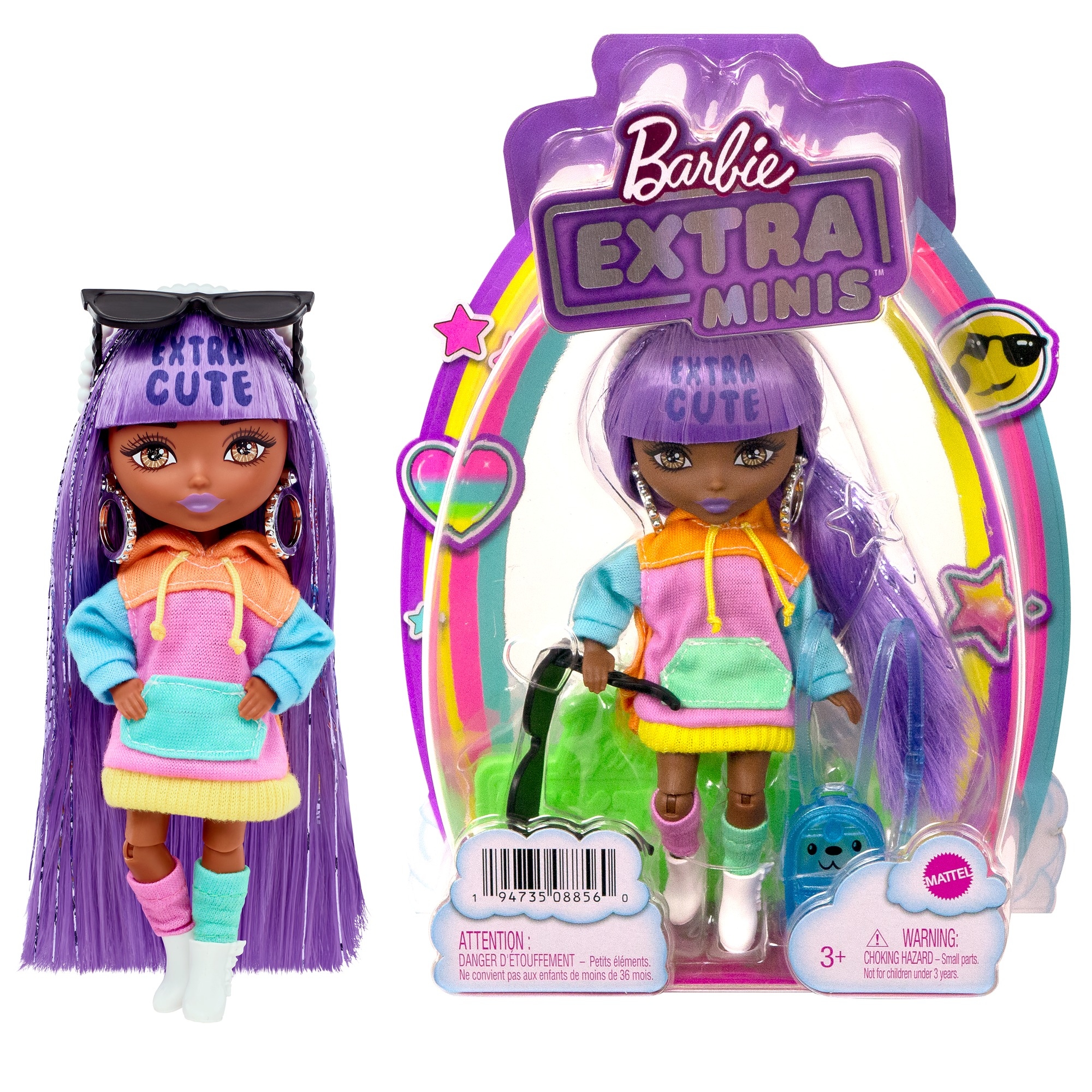 

Mattel Barbie Extra Minis Lalka Extra Cute HJK66