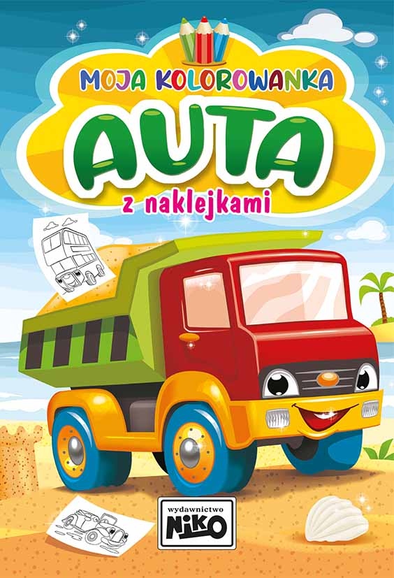 

Moja kolorowanka z naklejkami Auta Artur Rajch