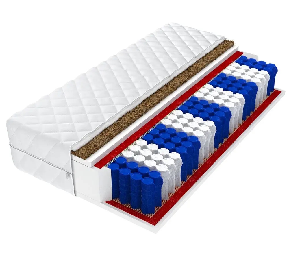 Najlepszy Materac Home Plus 80x200 pocket 9 stref kokos