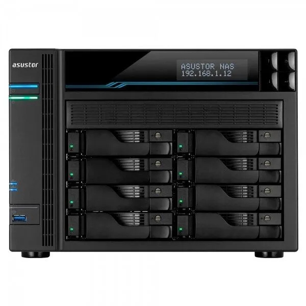 Asustor Nas AS6508T 8x 2,5"/3,5" Sata III, 2x M.2/ Intel Atom C3538 2.1 G