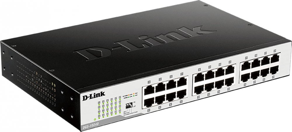 D-LINK Switch 24 x 1000/100/10Mbps, Niezarządzalny — 5