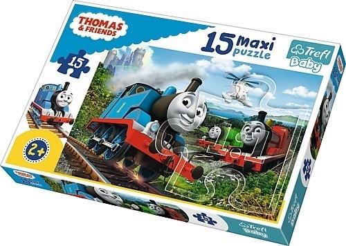 

Puzzle Trefl Maxi Pędzące lokomotywy 15 elementów