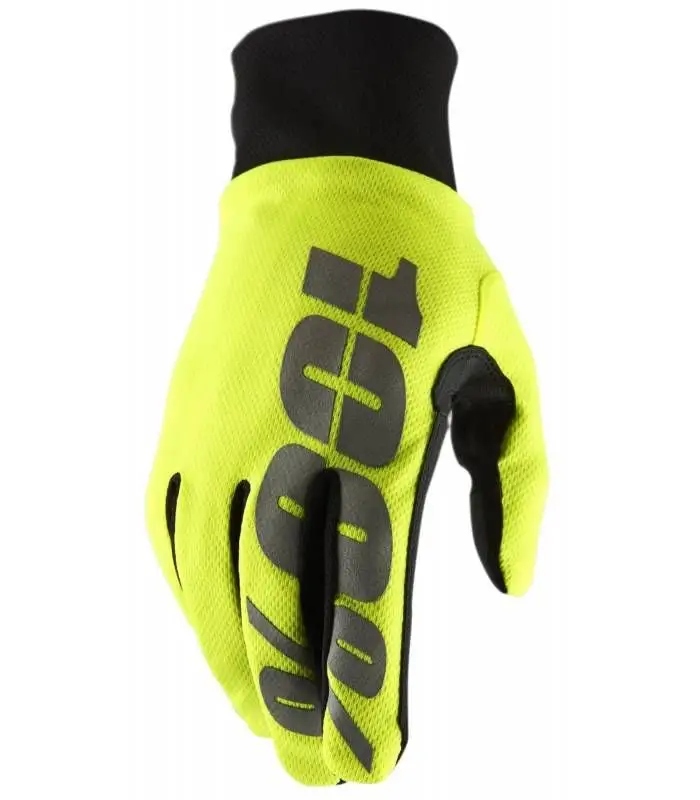 Rękawiczki 100% Hydromatic Waterproof yellow XXL