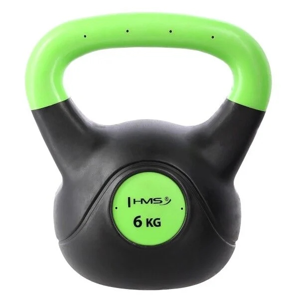 Kettlebell Odważnik Kompozytowy Hantel Do Ćwiczeń Fitness Crossfit 6 kg Hms