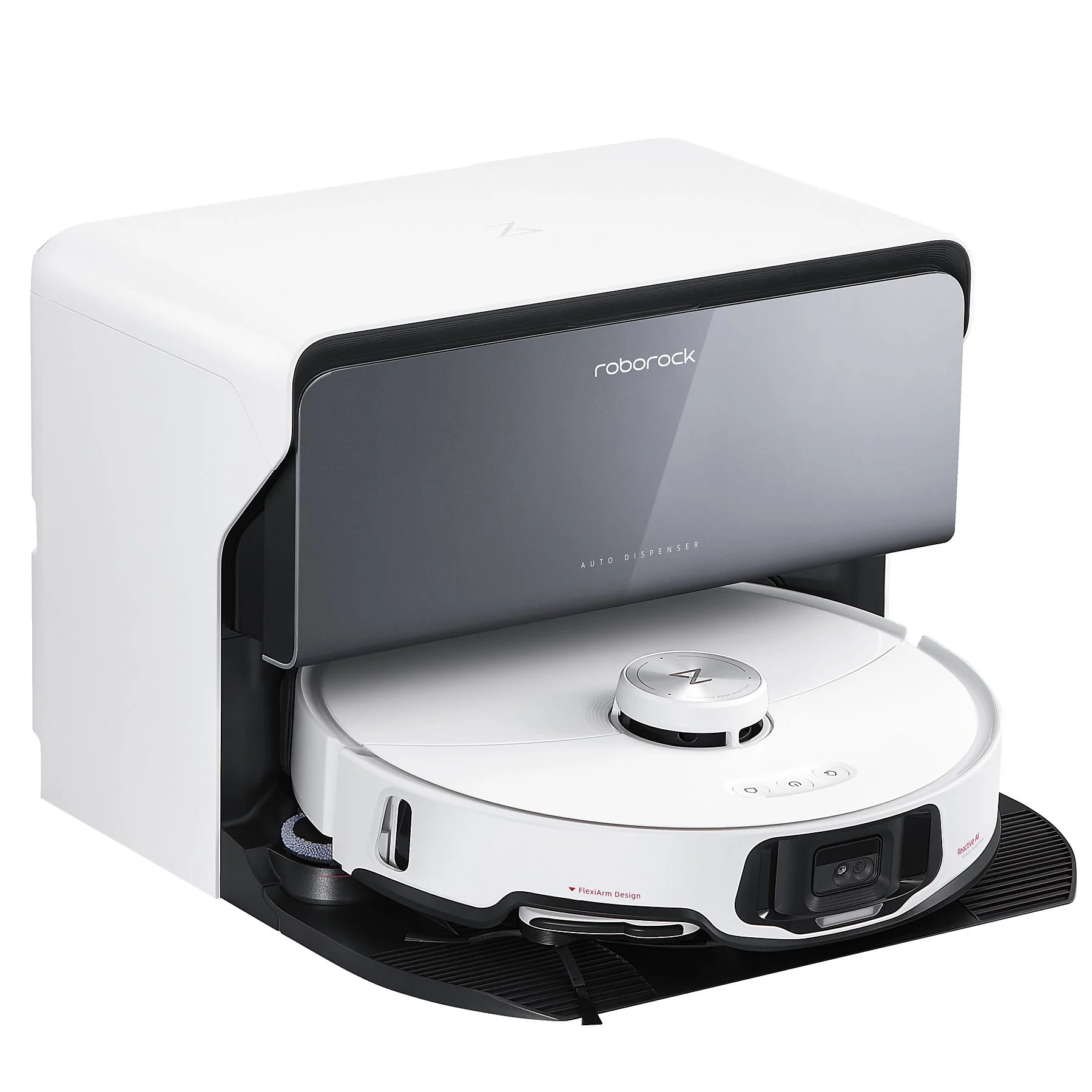 Robot sprzątający Roborock S8 MaxV z podłączeniem do wody i kanalizacji Stan opakowania oryginalne