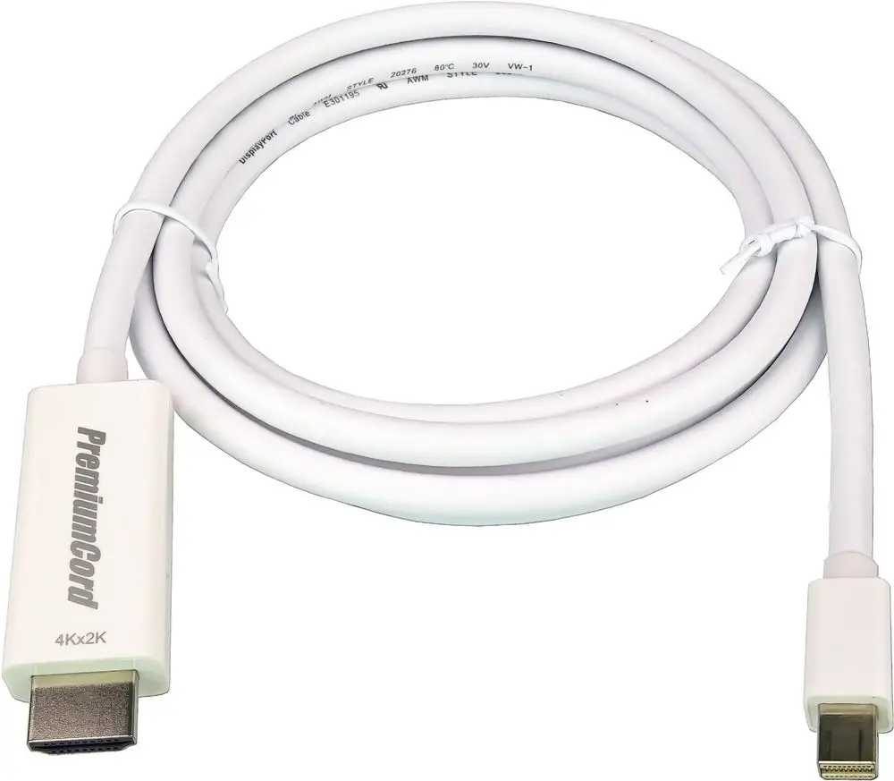 Kabel Premiumcord Mini DisplayPort 1.2 do Hdmi 2.0, do rozdzielczości 4Kx2K