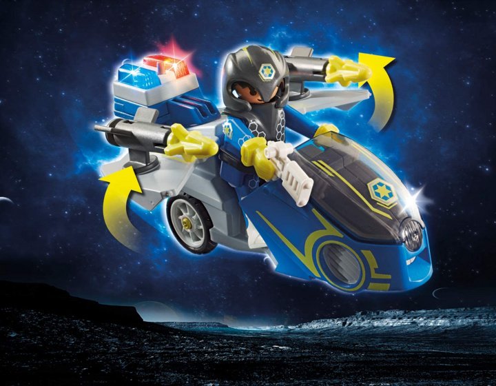 PLAYMOBIL 70020 Galaxy Police Rower policyjny
