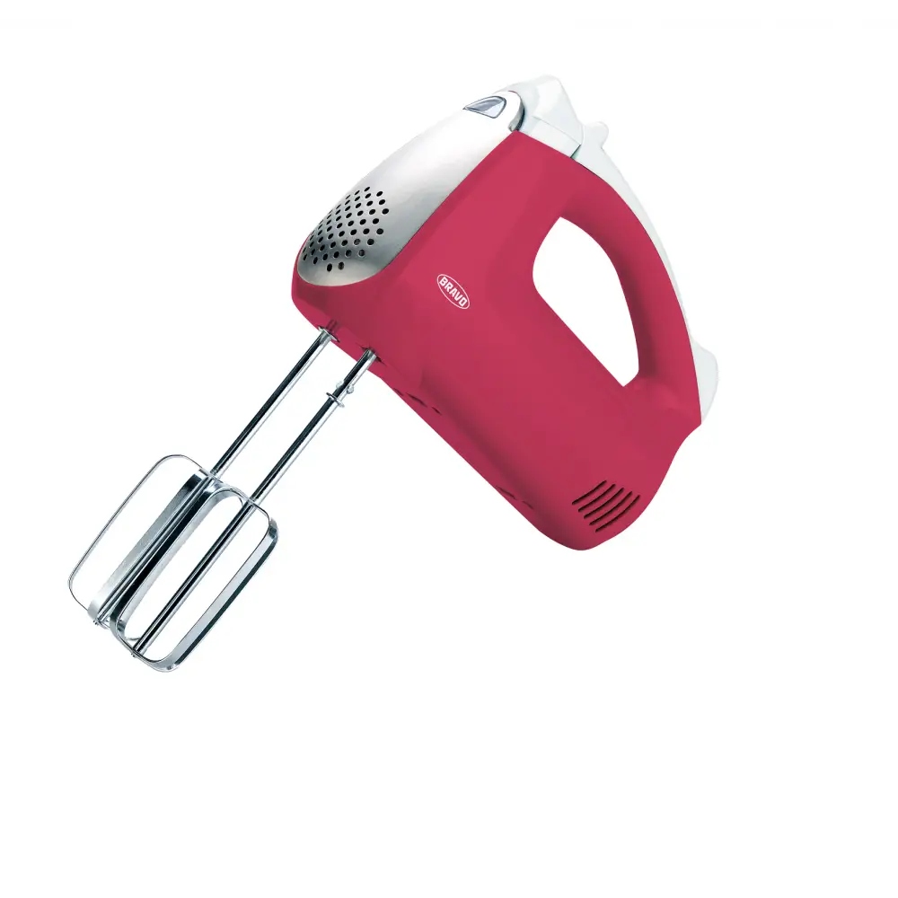 Ruční šlehač Bravo Kery B-4660, 400W, červená