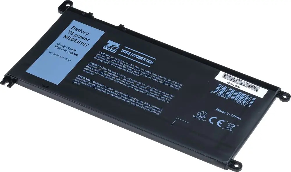 Batéria pre notebooky Dell Li-Ion 3680 mAh T6 Power
