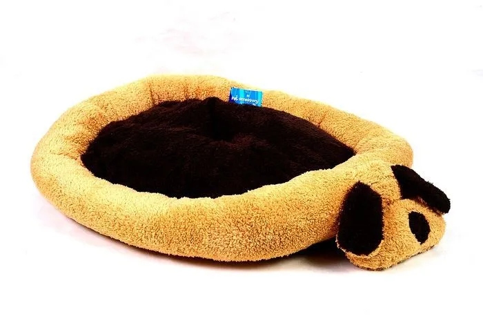 Levně Pelíšek se psí hlavou 60x50 cm