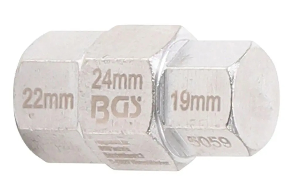 Redukcja nasadka kluczy specjalna do motocykli 19-22-24 mm