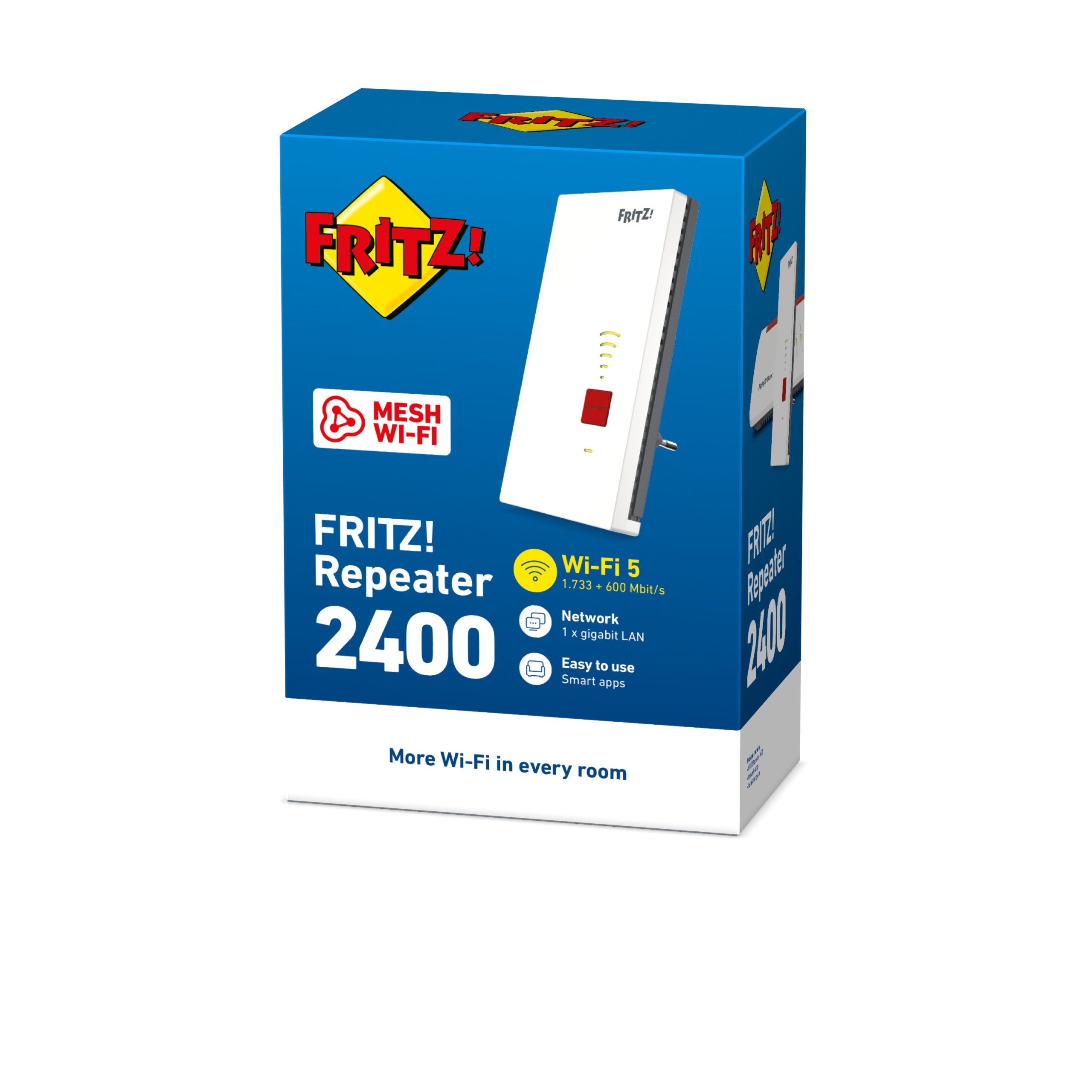 FRITZ REPEATER 2400 WIFI DUAL WLAN AC N 1733 MBIT/S 600 MBIT/S — miniatura 12