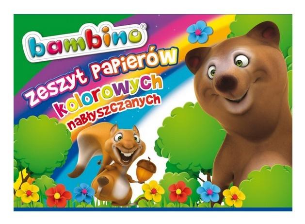 

Papier kolorowy nabłyszczany Bambino A4 10 arkuszy