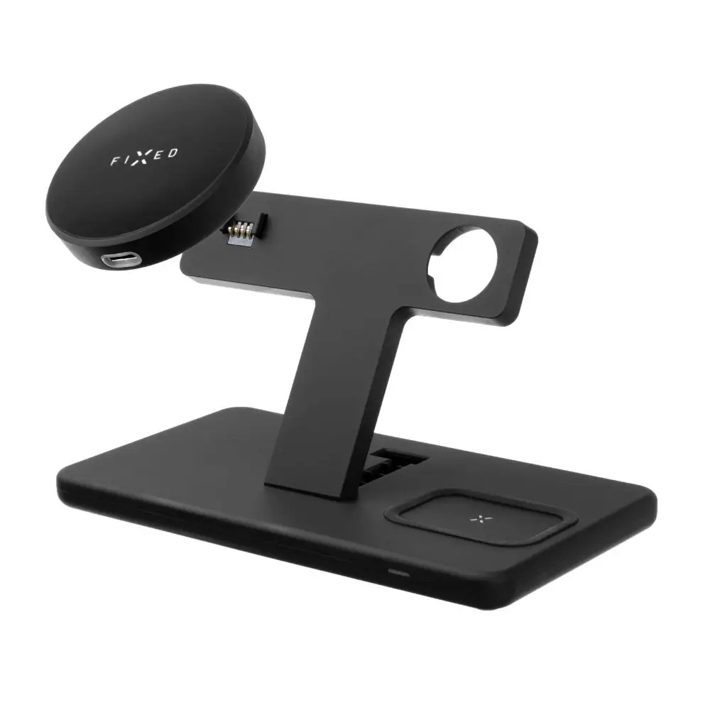 Stojánek s bez. nabíjením 3v1 Fixed MagPowerstation s MagSafe 15W+15W+5W če