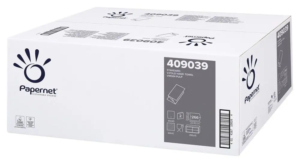 Levně Papírový ručník celulóza Papernet v balení 1 ks bílý