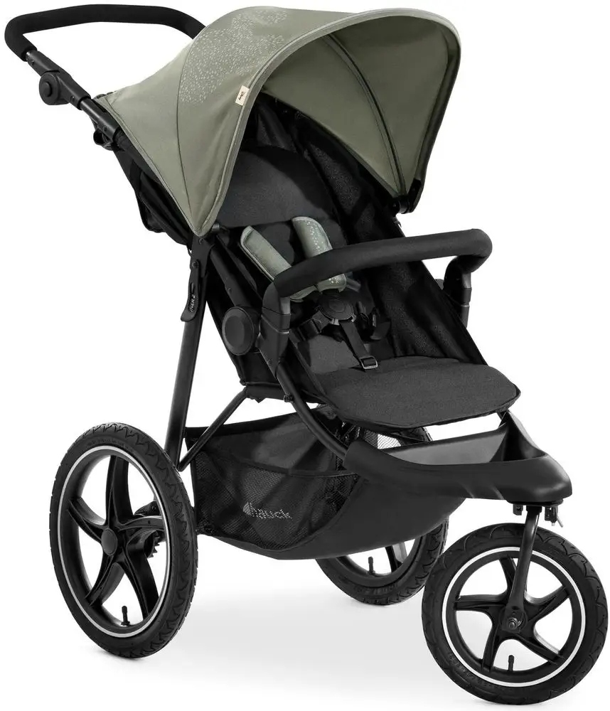 Wózek spacerowy Hauck zielony aluminiowy 3 koła 11,10 kg