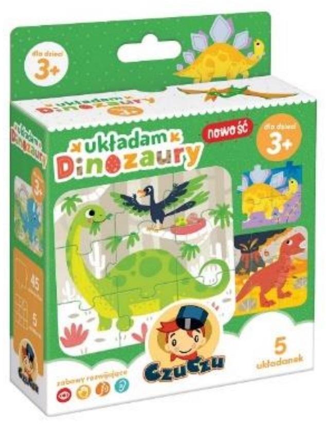 

CzuCzu Puzzle Układam Dinozaury 45 el. 32178
