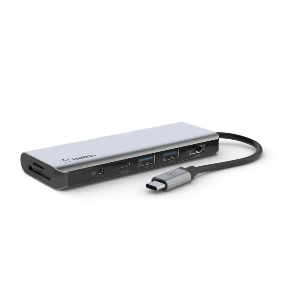 Dokovacia stanica Belkin AVC009BTSGY Connect Usb-c Multiport Adapter 100W