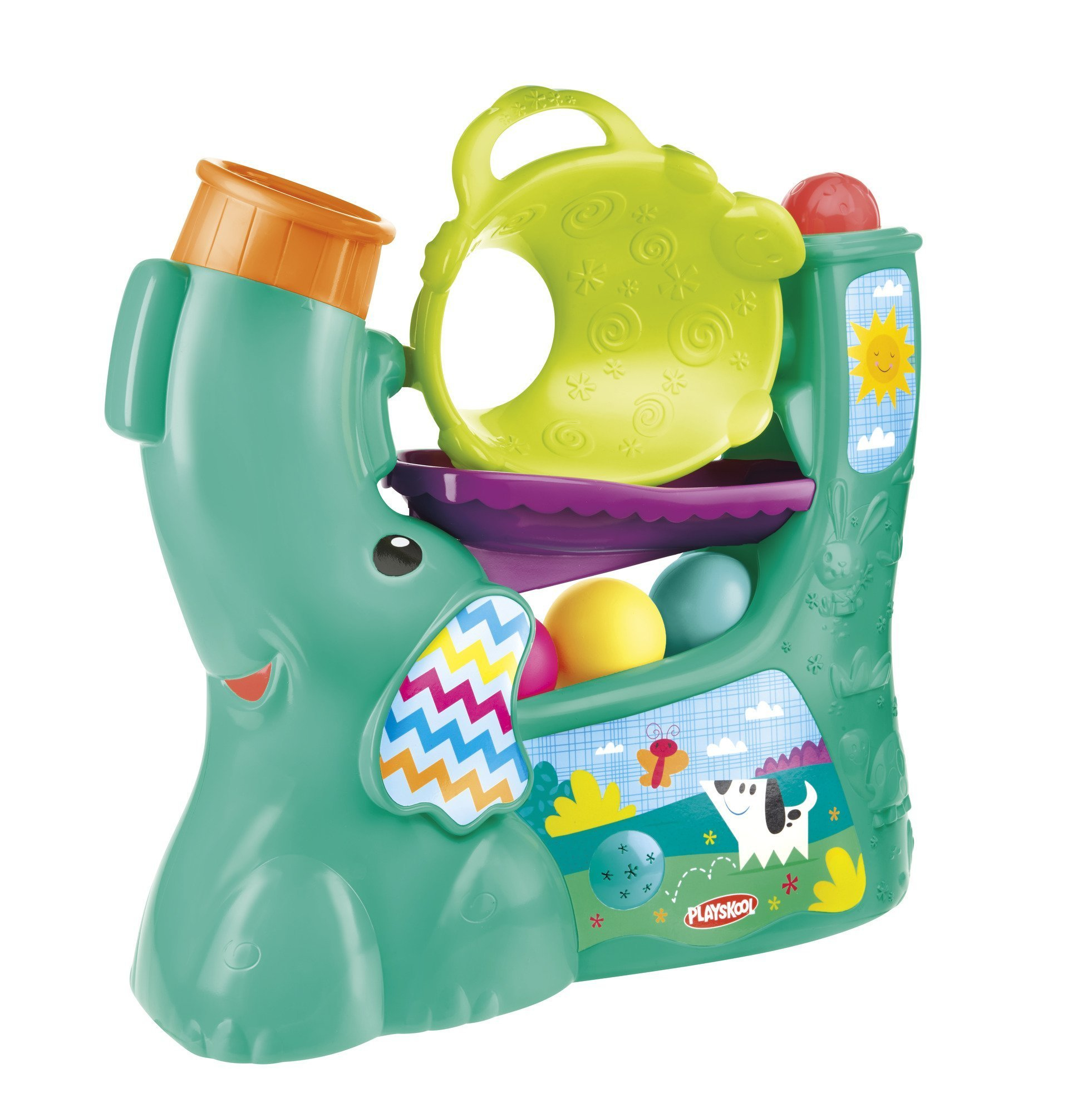 PLAYSKOOL SŁONIKOWA FONTANNA WYRZUTNIA PIŁECZEK Marka Playskool