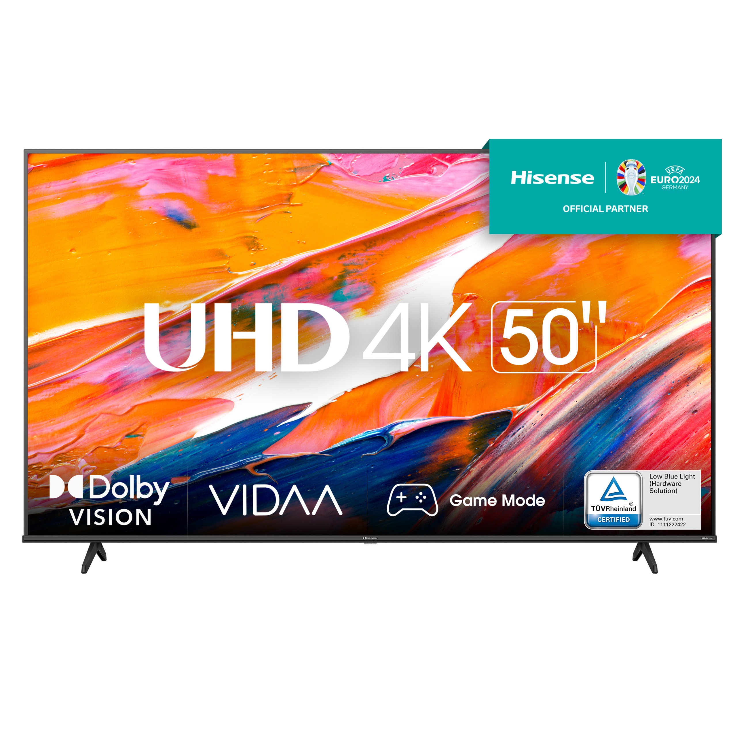 TV LED 50" Hisense 50A6K 4K UHD SmartTV VIDAA HDR10+ Wi-Fi, Bluetooth