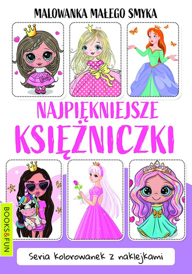 

Najpiękniejsze księżniczki Malowanka Books