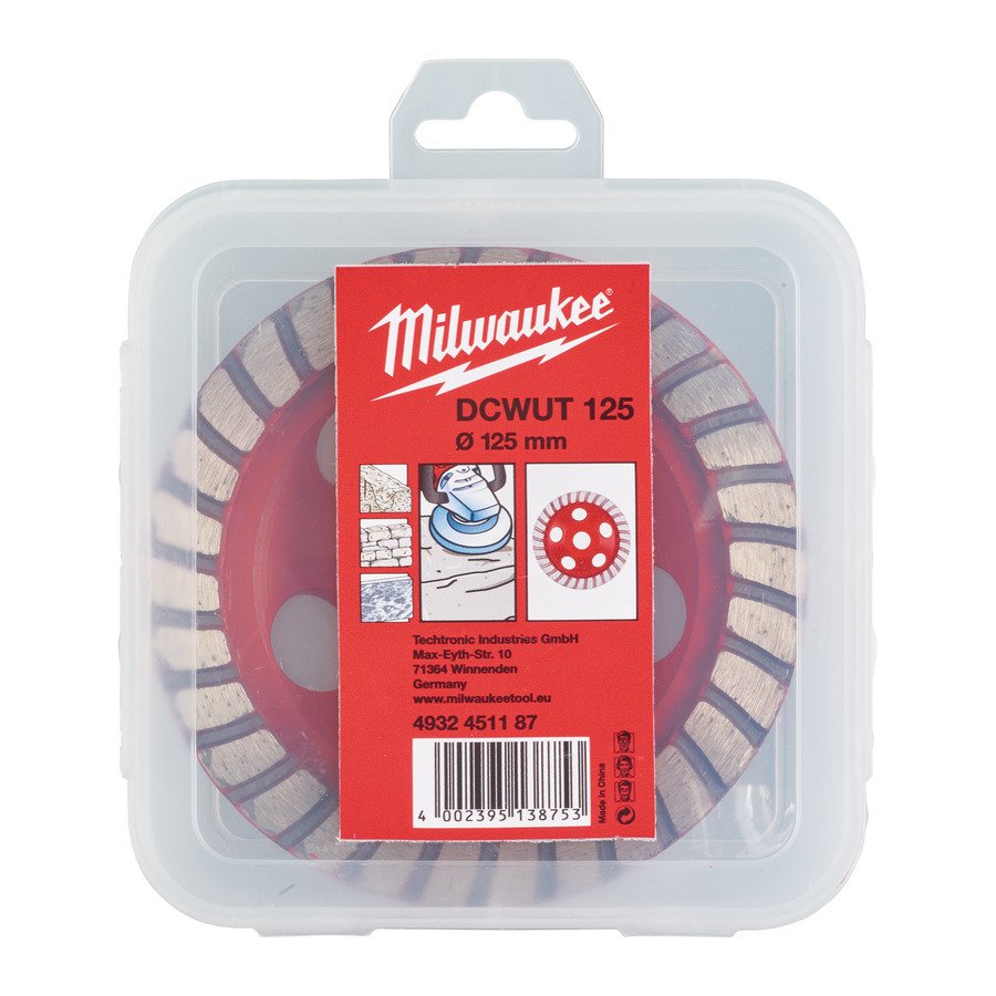 Diamantový kotouč Turbo Dcwut 125 betonu Milwaukee 125 mm