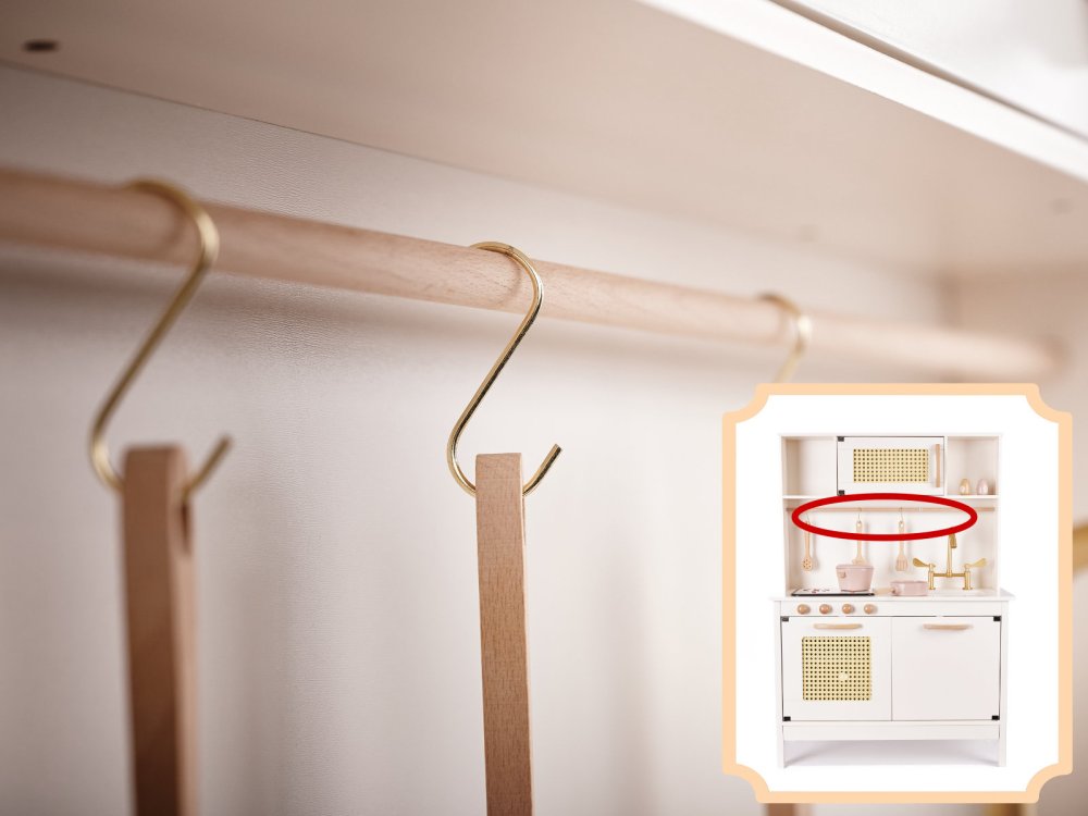 KUCHNIA DREWNIANA dla DZIECI MDF RETRO z AKCESORIAMI BOHO 100cm Płeć chłopcy dziewczynki