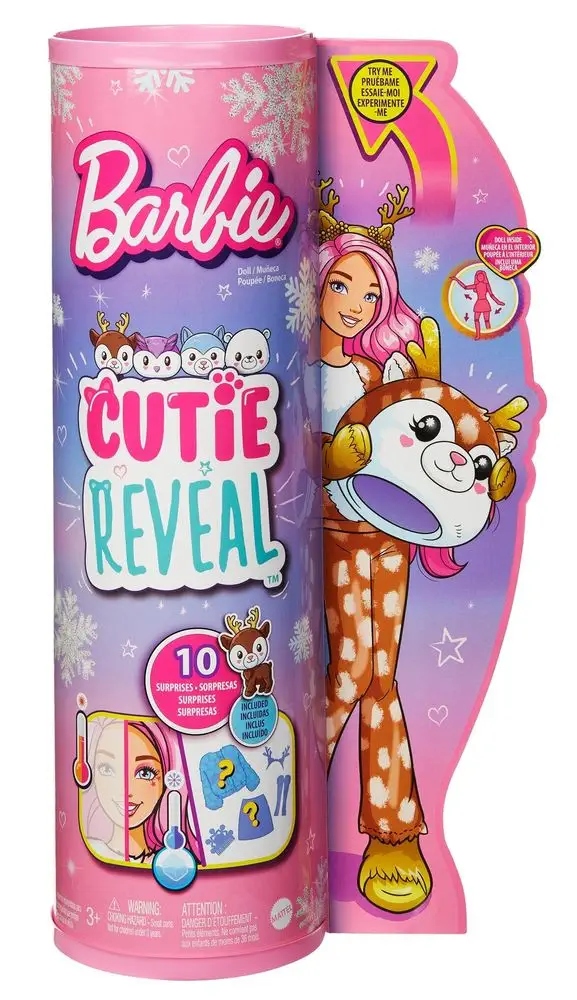

Mattel Barbie Cutie Reveal Lalka Jelonek HJL61