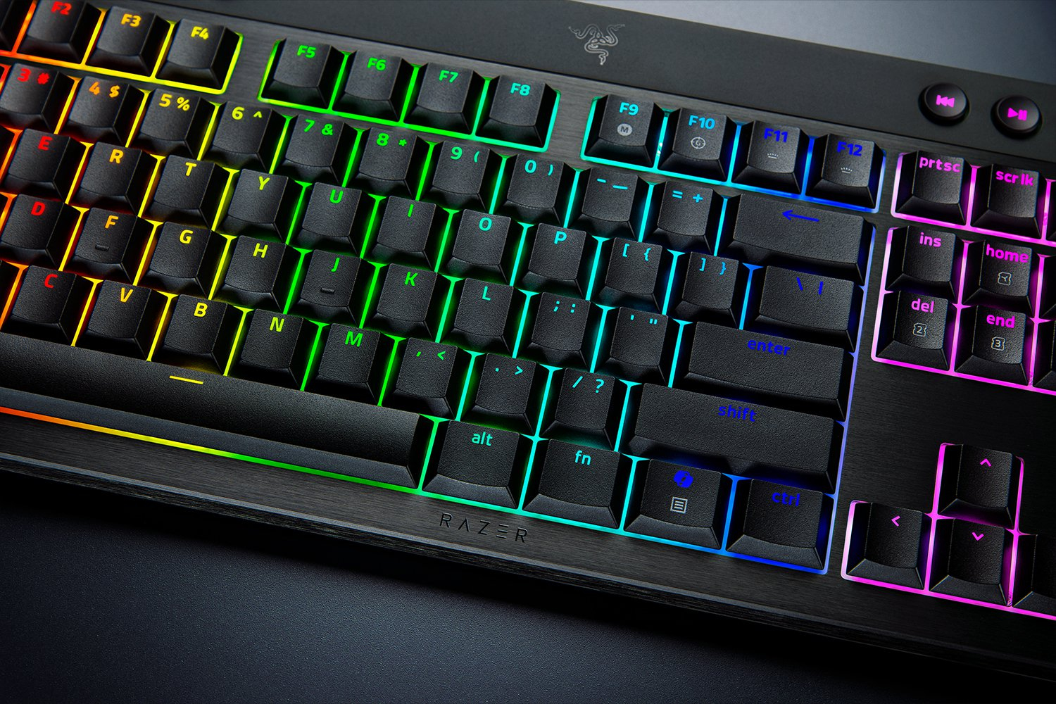 Razer Klawiatura BlackWidow V4 Low-Profile TKL HyperSpeed, Zielony, US — 19