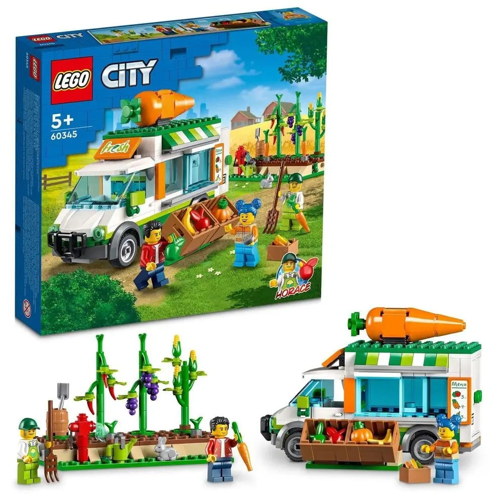 Lego City 60345 Furgonetka na targu