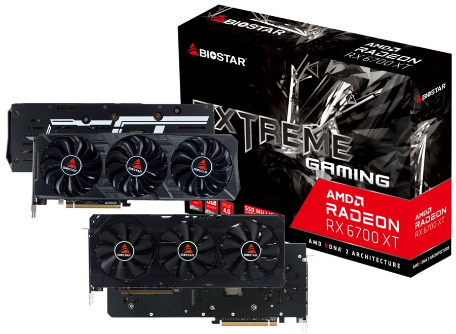 Видеокарта Biostar Radeon RX 6700 XT 12 ГБ