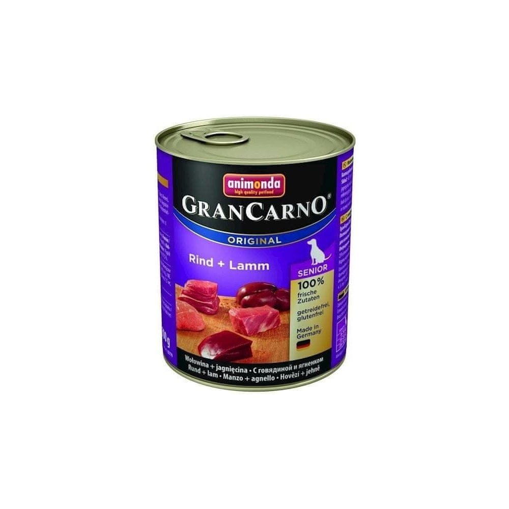 Animonda GranCarno Senior krmivo pro psy hovězí jehněčí maso 800 g