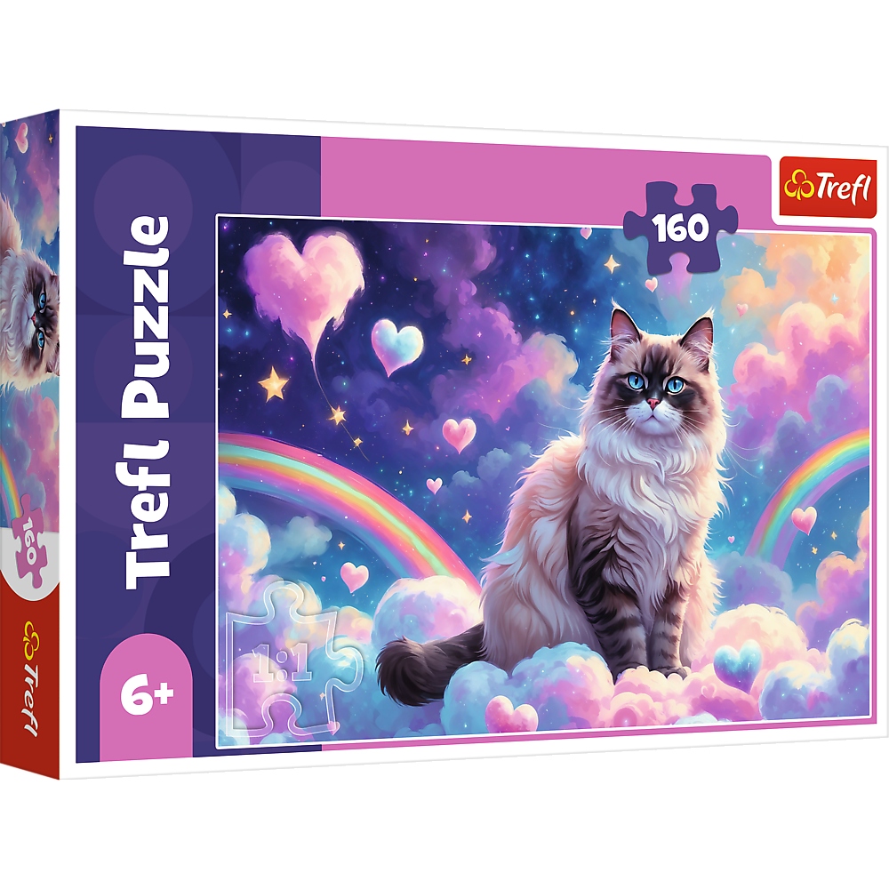 Puzzle 160 el. Domowy kotek Trefl 13327